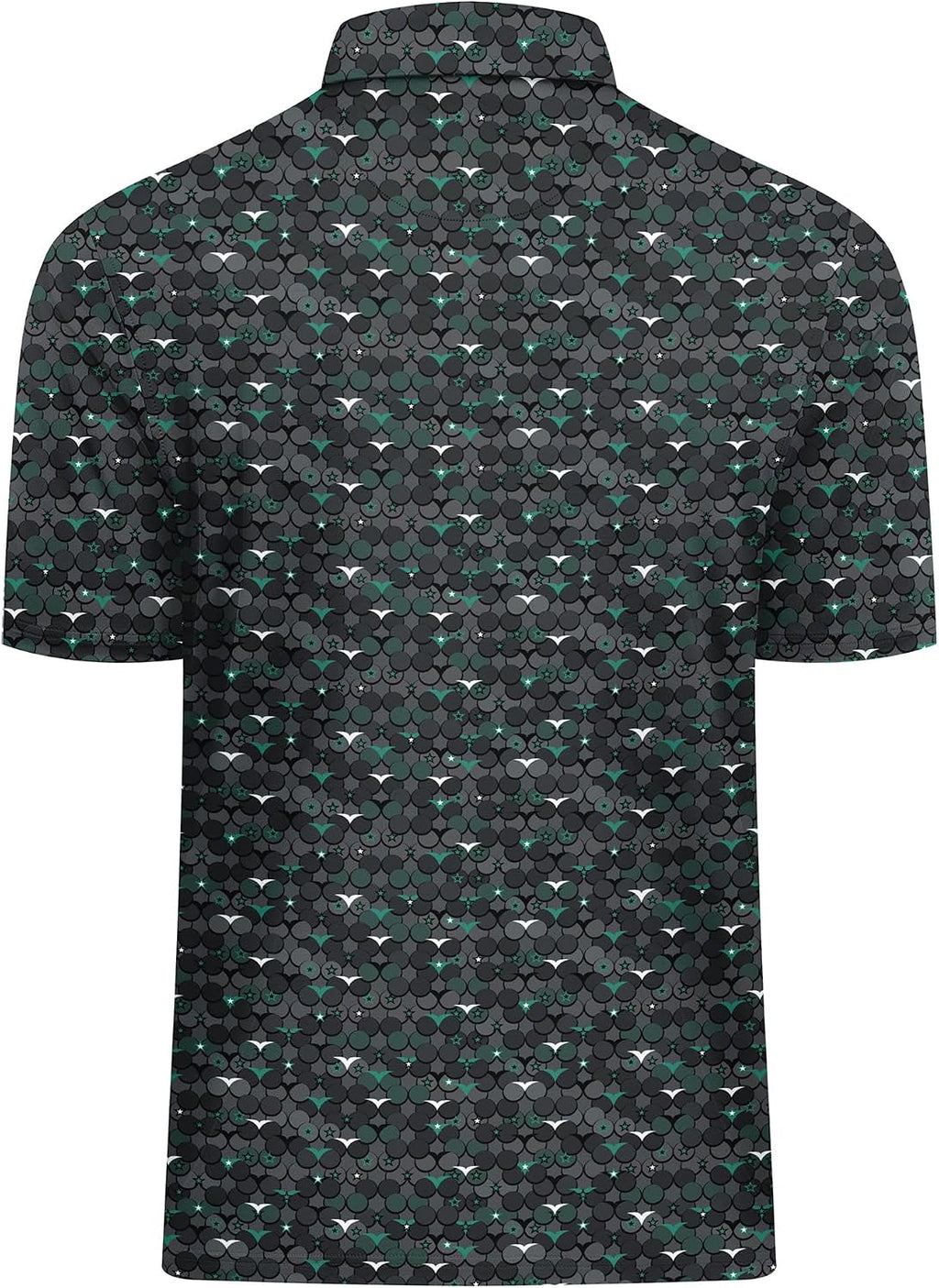 Men'S Moisture Wicking Performance Collared Short Sleeve Golf Shirt