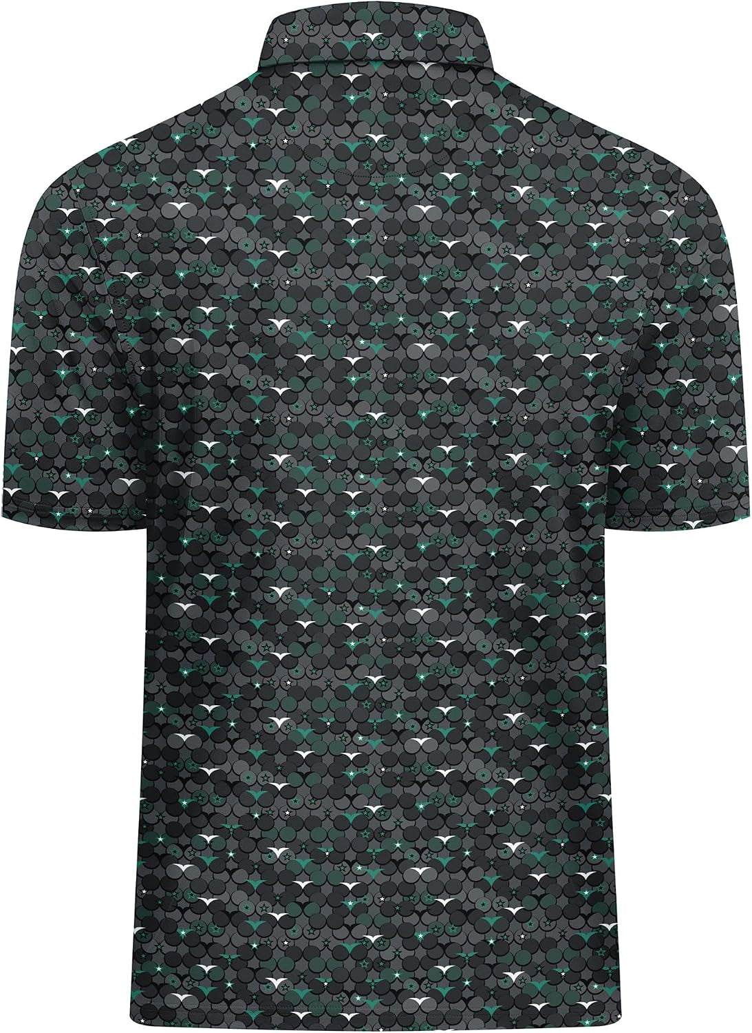 Men'S Moisture Wicking Performance Collared Short Sleeve Golf Shirt