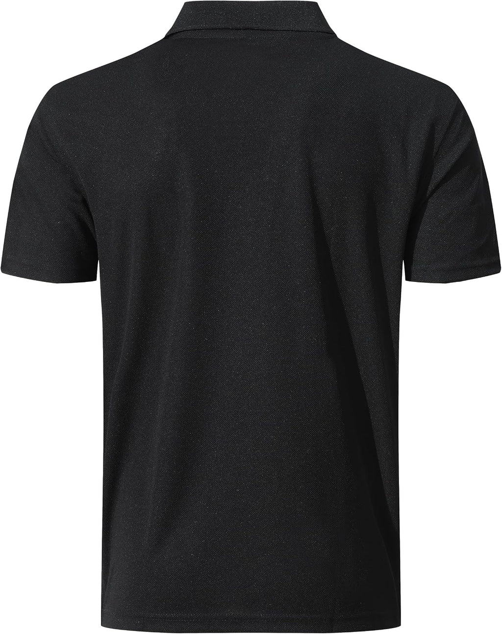 Men'S Quick-Dry Active Polo Shirts Short Sleeve Performance for Golf Tennis Daily Casual Collared T-Shirt