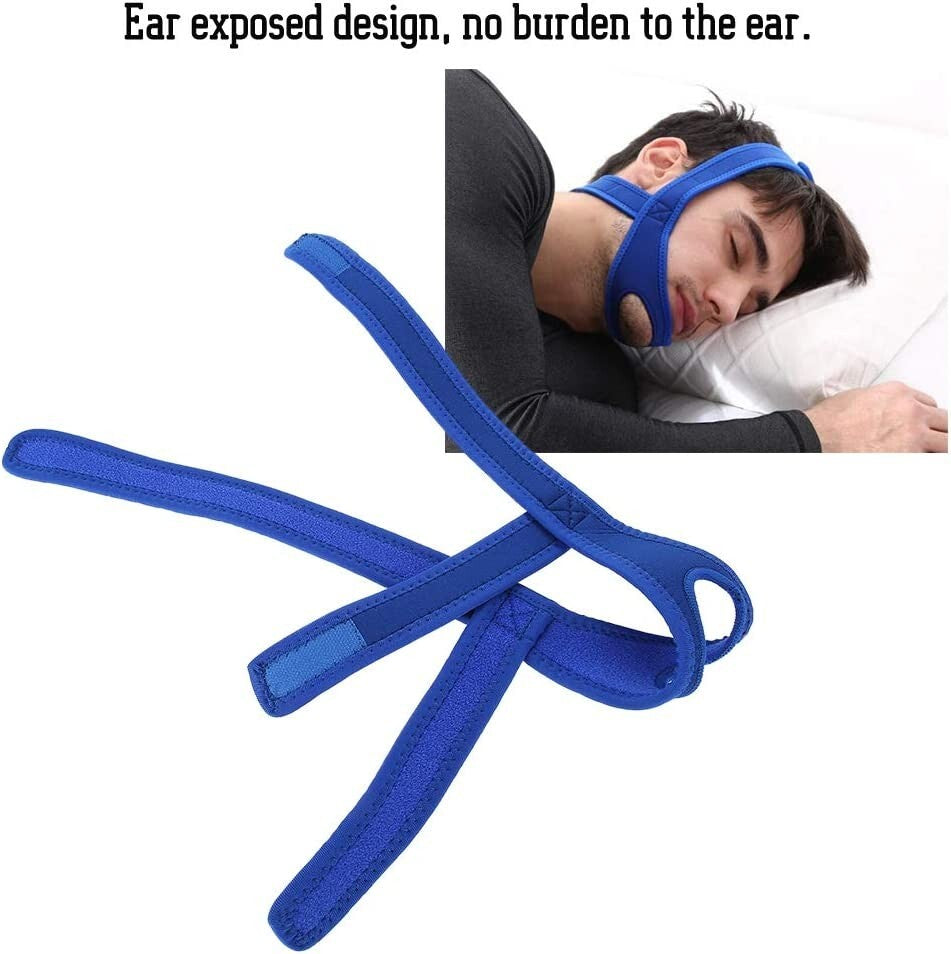 Anti Snoring Chin Strap Sleep Apnea Snore Stop Belt Snoreless Sleep Jaw Solution