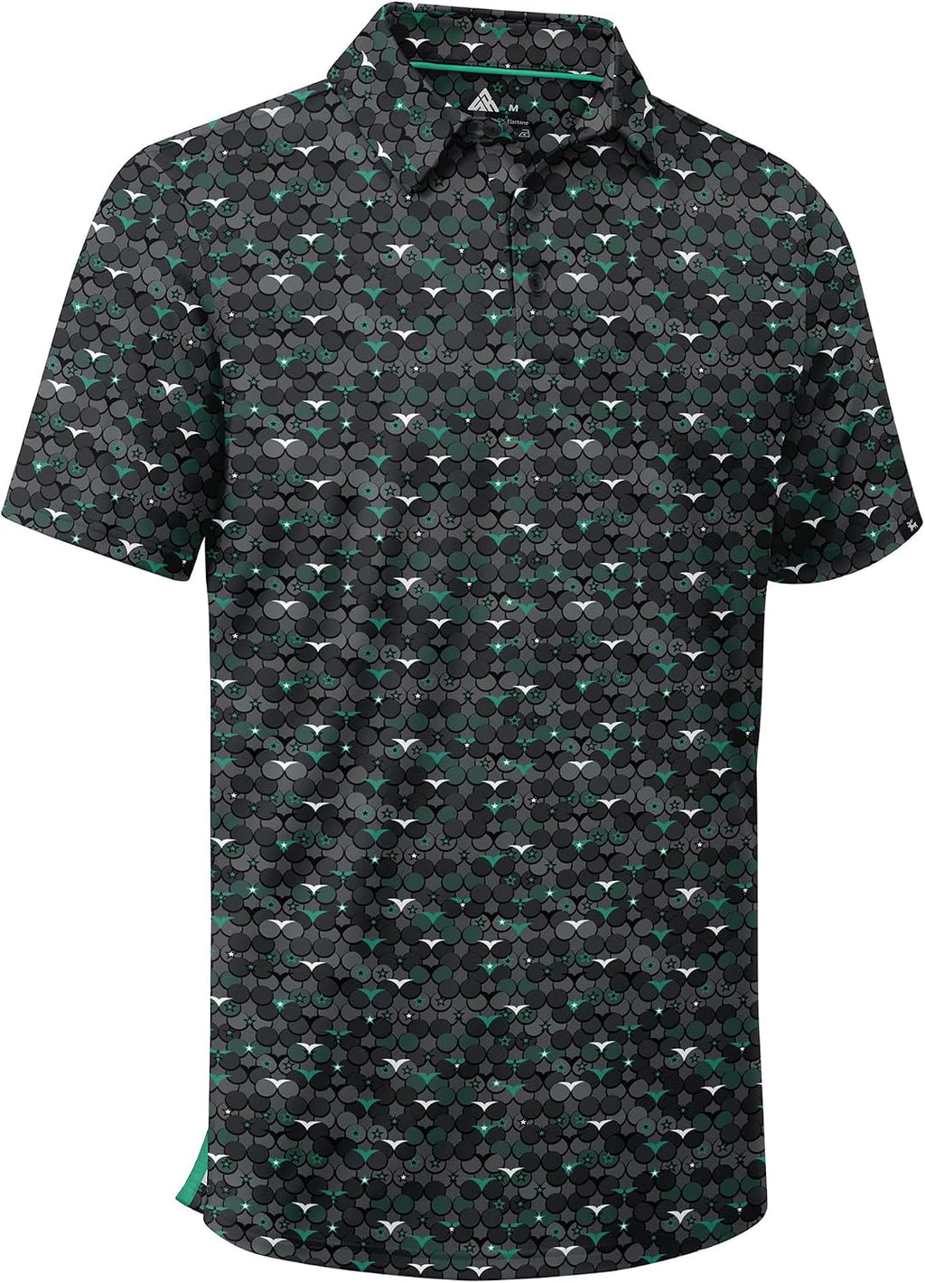 Men'S Moisture Wicking Performance Collared Short Sleeve Golf Shirt