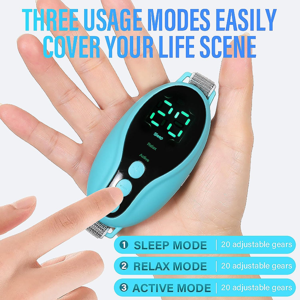Handheld Sleep Aid Device, Palm Sleep Massage Anxiety Device | 3 Modes, Insomnia Relief, Microcurrent, Calm, Sleep Accessories, Relaxation Tools, Help