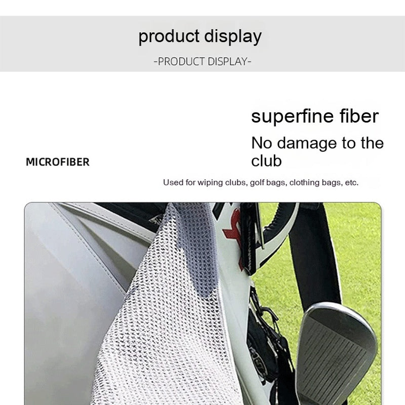Waffle Golf Ball Eraser Cue Ball Bag Cleaning Cloth Towel Golf Ball Towel Pineapple Lattice