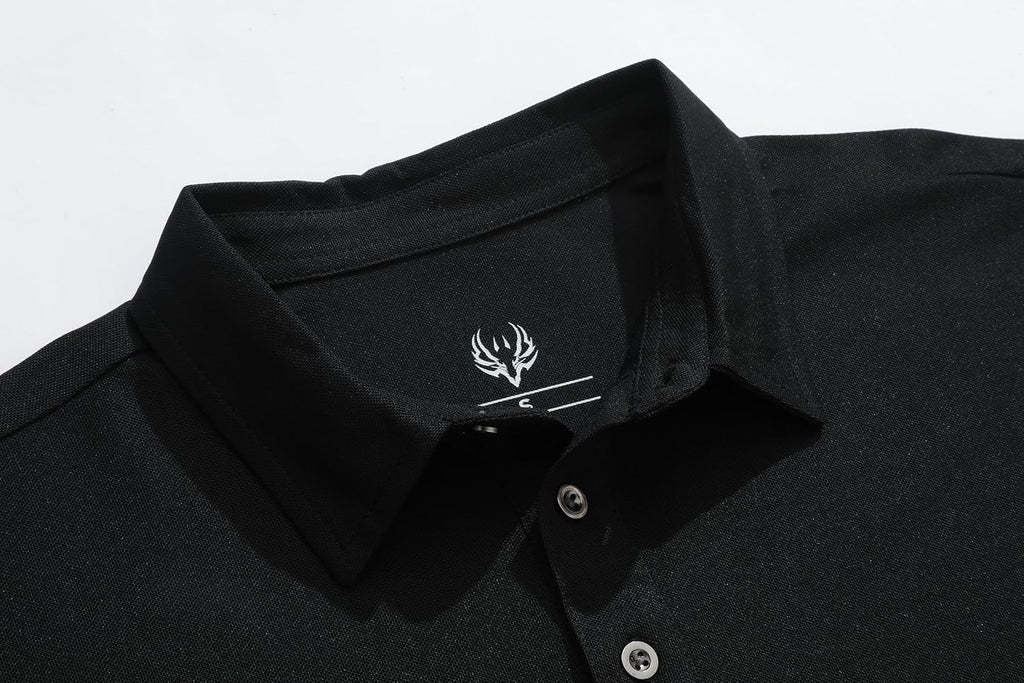 Men'S Active Polo Shirt Quick Dry Performance Short Sleeve Tactical Golf Shirt