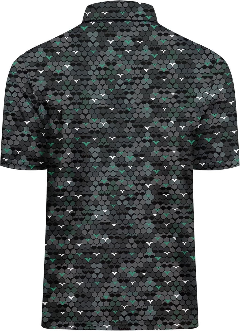 Men'S Moisture Wicking Performance Collared Short Sleeve Golf Shirt