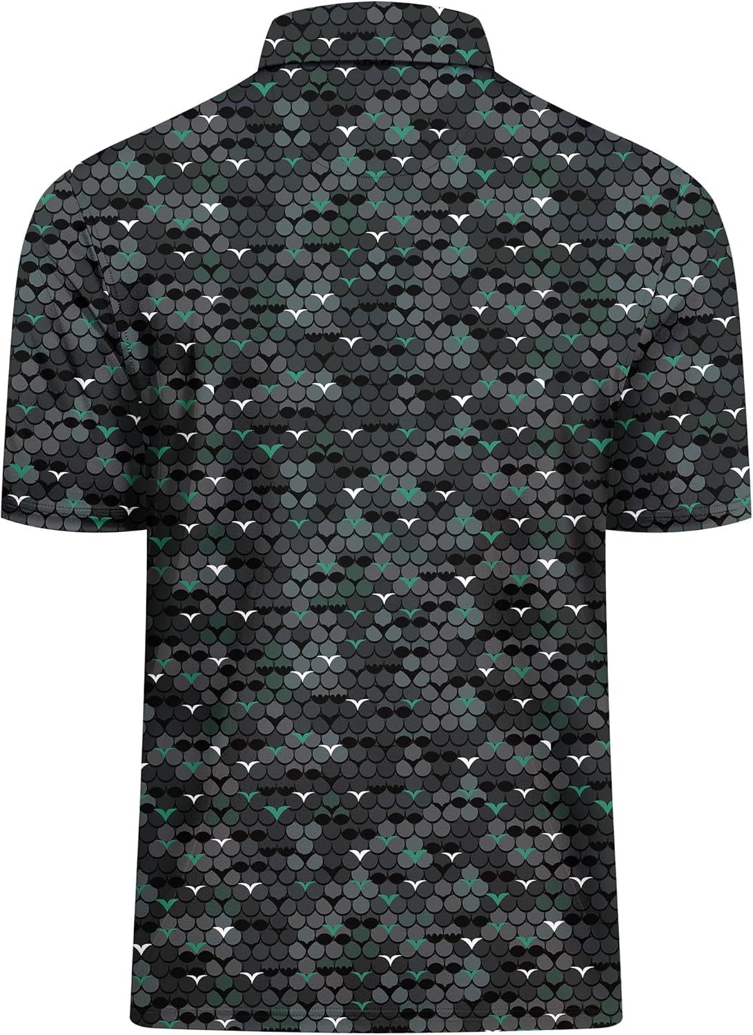 Men'S Moisture Wicking Performance Collared Short Sleeve Golf Shirt