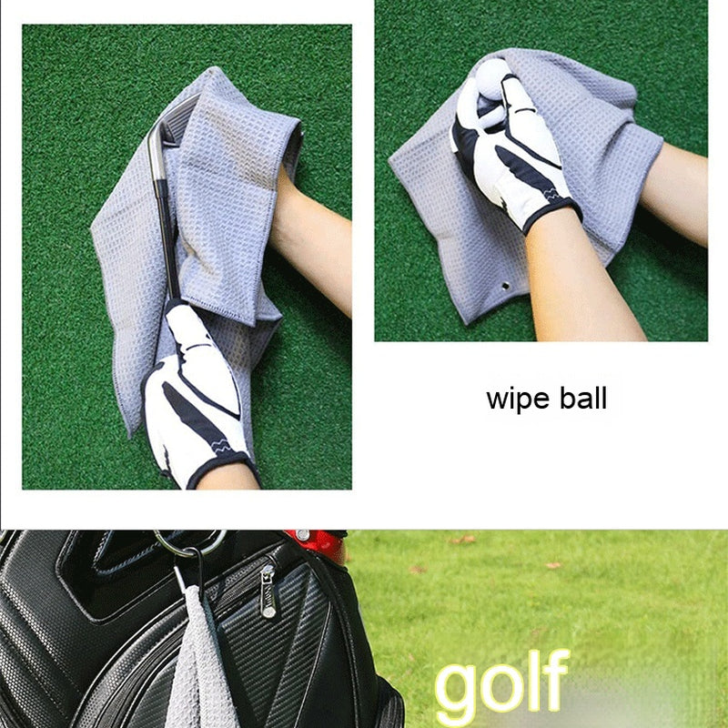Waffle Golf Ball Eraser Cue Ball Bag Cleaning Cloth Towel Golf Ball Towel Pineapple Lattice