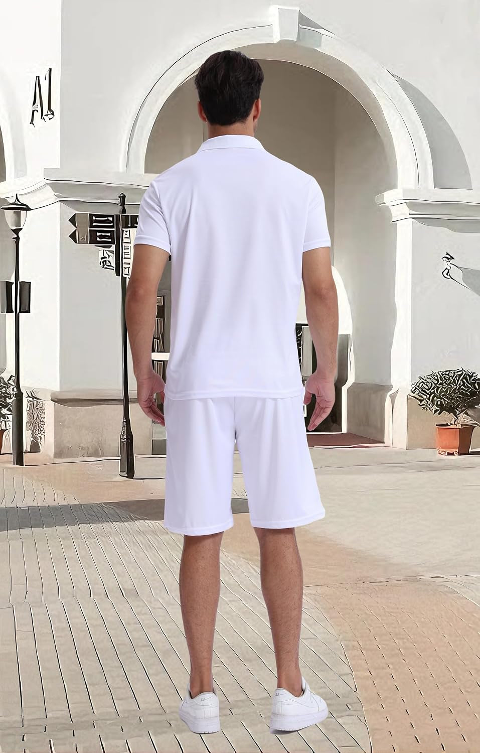 Men'S Performance Golf Polo Shirt Moisture Wicking Quick Dry Short Sleeve Polo Shirts for Men Casual Activewear