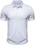 Men'S Performance Golf Polo Shirt Moisture Wicking Quick Dry Short Sleeve Polo Shirts for Men Casual Activewear